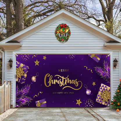 Halloween&Christmas 2024 Garage Door Decoration