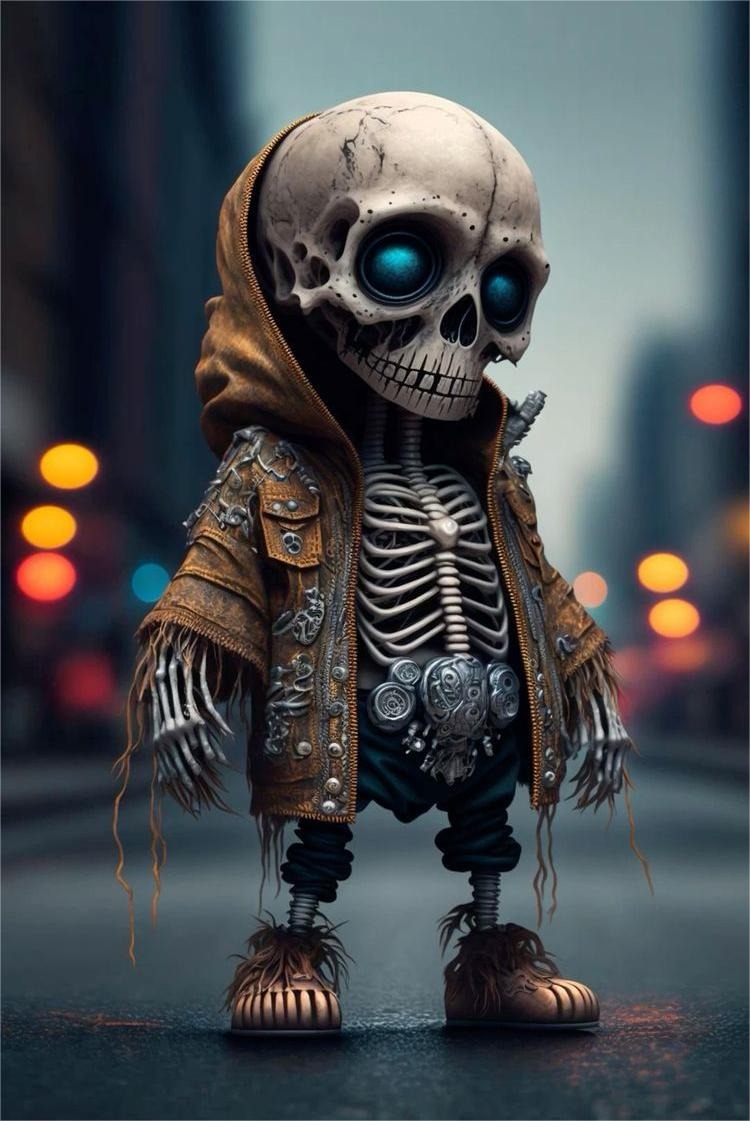 ☠Cool Skeleton Figurines☠