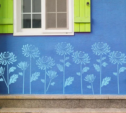 🔥Hot Sale 50% OFF🌻-Garden Fence Large Flower Stencils-DIY decoration