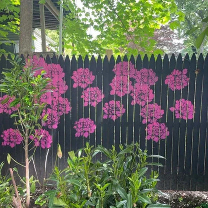 🔥Hot Sale 50% OFF🌻-Garden Fence Large Flower Stencils-DIY decoration