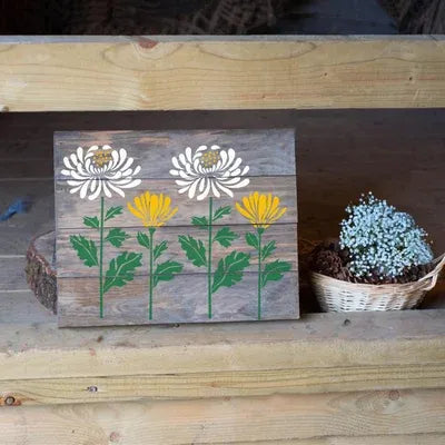 🔥Hot Sale 50% OFF🌻-Garden Fence Large Flower Stencils-DIY decoration