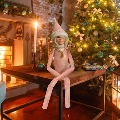 Snoop On Stoop Christmas Elf Doll