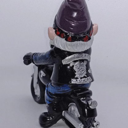 🔥Last Day 49% OFF - Biker Garden Gnome Statue With Middle Finger