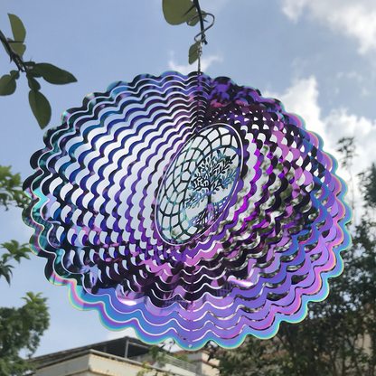 Wind Spinner 3D Hanging Yard Garden Decor