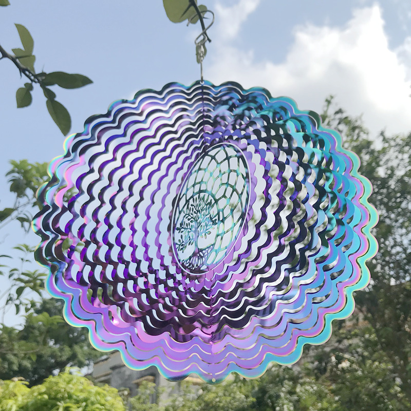 Wind Spinner 3D Hanging Yard Garden Decor