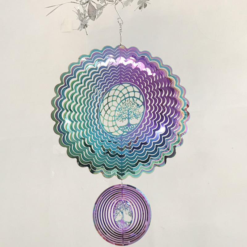 Wind Spinner 3D Hanging Yard Garden Decor