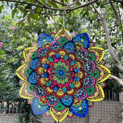 Wind Spinner 3D Hanging Yard Garden Decor