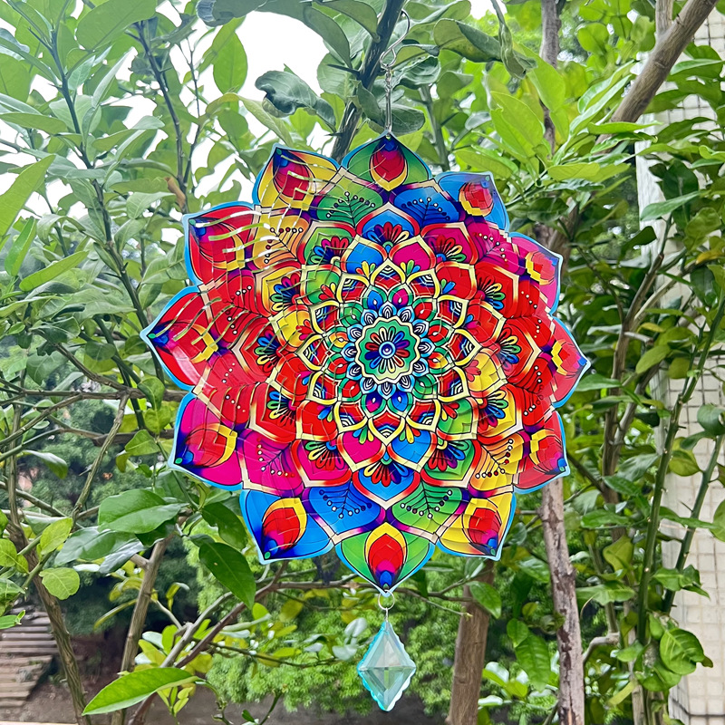 Wind Spinner 3D Hanging Yard Garden Decor