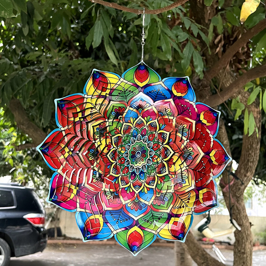 Wind Spinner 3D Hanging Yard Garden Decor