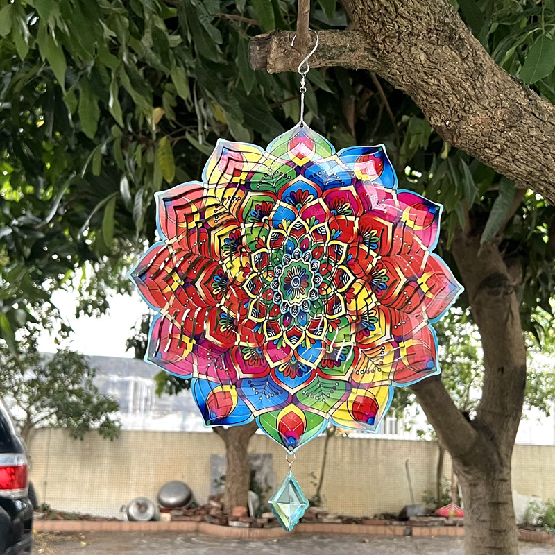 Wind Spinner 3D Hanging Yard Garden Decor