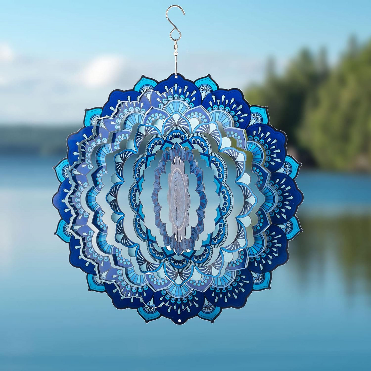 Wind Spinner 3D Hanging Yard Garden Decor