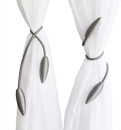 2 Pack Curtain Tiebacks Clips Creative Window Drape