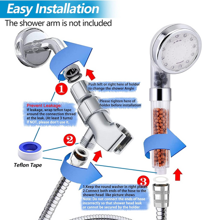 LED Shower Head with Handheld