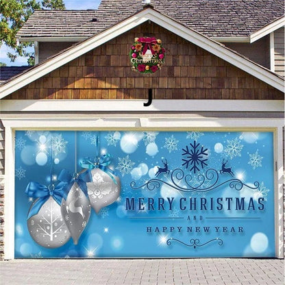 Halloween&Christmas 2024 Garage Door Decoration