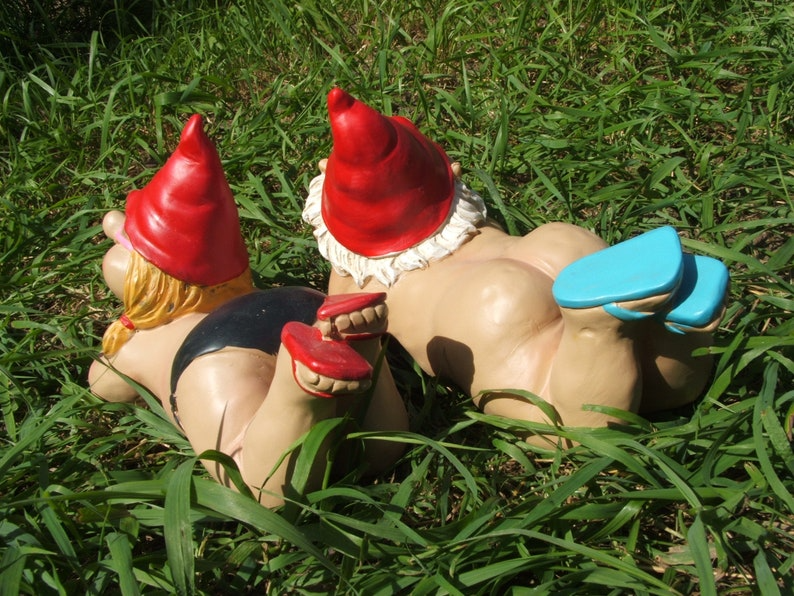 ✨Hot Sale 50% Off-Naughty Garden Gnome Funny Statue