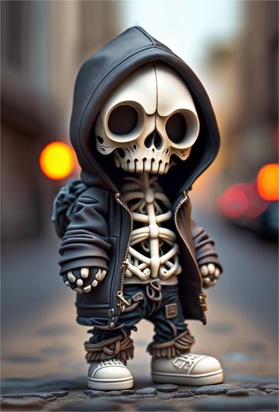 ☠Cool Skeleton Figurines☠