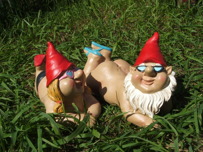 ✨Hot Sale 50% Off-Naughty Garden Gnome Funny Statue