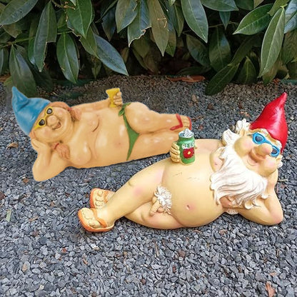 ✨Hot Sale 50% Off-Naughty Garden Gnome Funny Statue