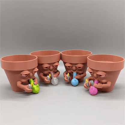 (❤️✨Last Day Promotion - 50%OFF)Pot Smoking Pot planter for succulents or houseplants ripping a bong