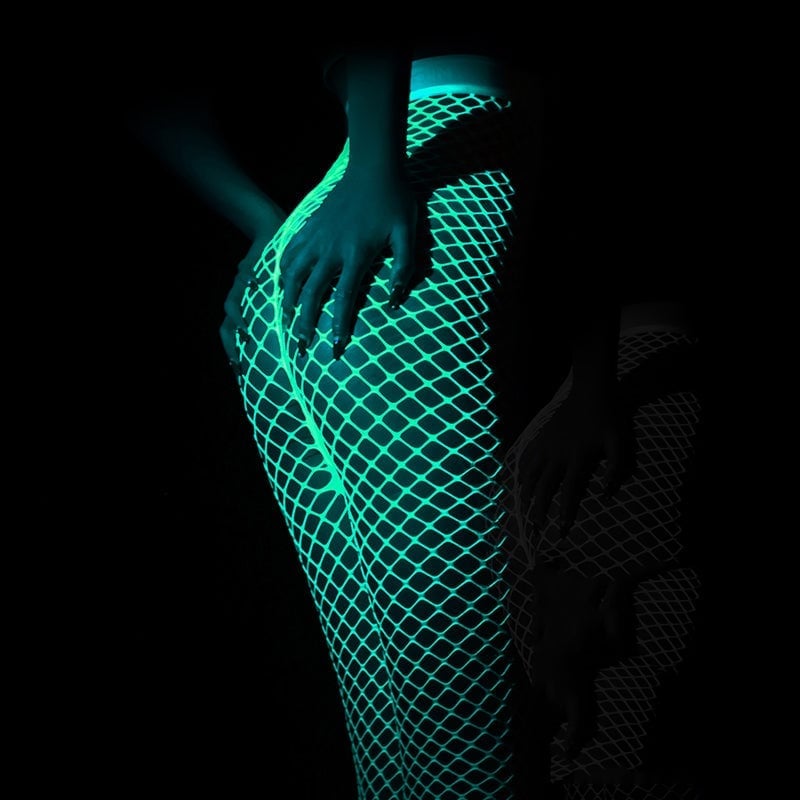 💲Buy 2 Get 1 Free💲Midnight Seduction Luminous Fishnet Stockings