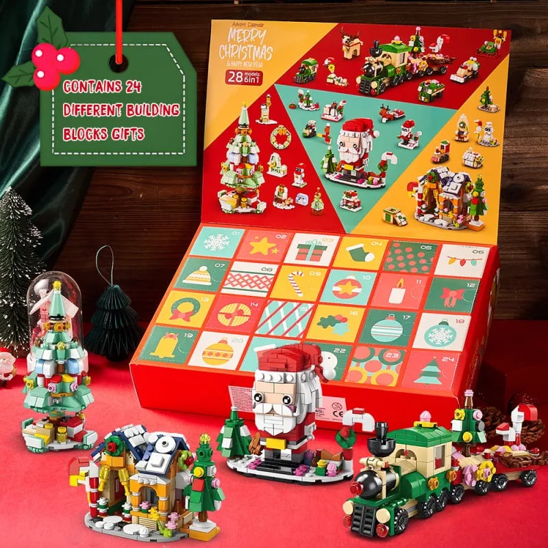 Early Xmas Sale 49% OFF-Advent Calendar With Nutcracker Building Blocks