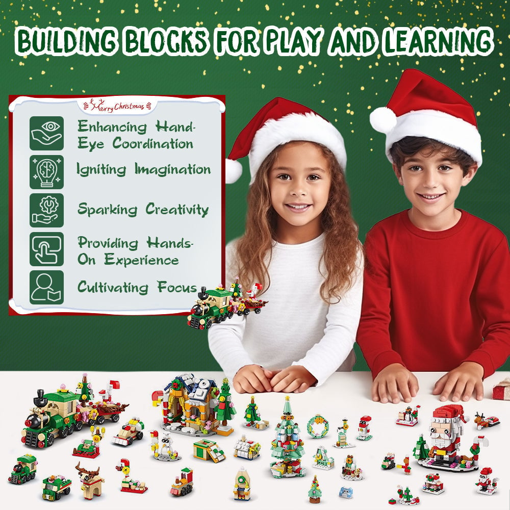 Early Xmas Sale 49% OFF-Advent Calendar With Nutcracker Building Blocks