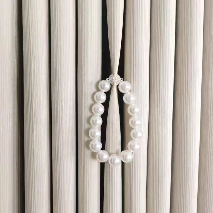 2 Pack of Pearl Curtain Tiebacks