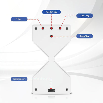 Funny LED Electronic Hourglass with Gravity Sensor for a Different Timing Experience