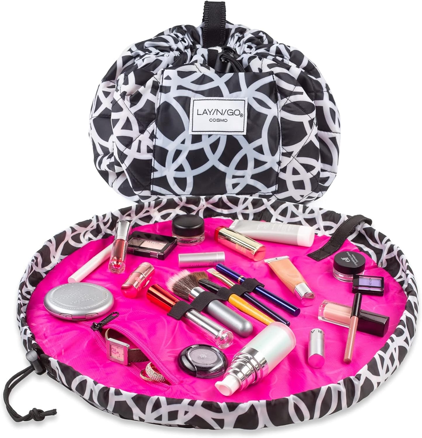 Cosmo Drawstring Cosmetic & Makeup Bag Organizer