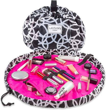 Cosmo Drawstring Cosmetic & Makeup Bag Organizer