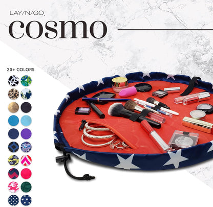 Cosmo Drawstring Cosmetic & Makeup Bag Organizer