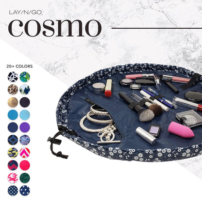 Cosmo Drawstring Cosmetic & Makeup Bag Organizer