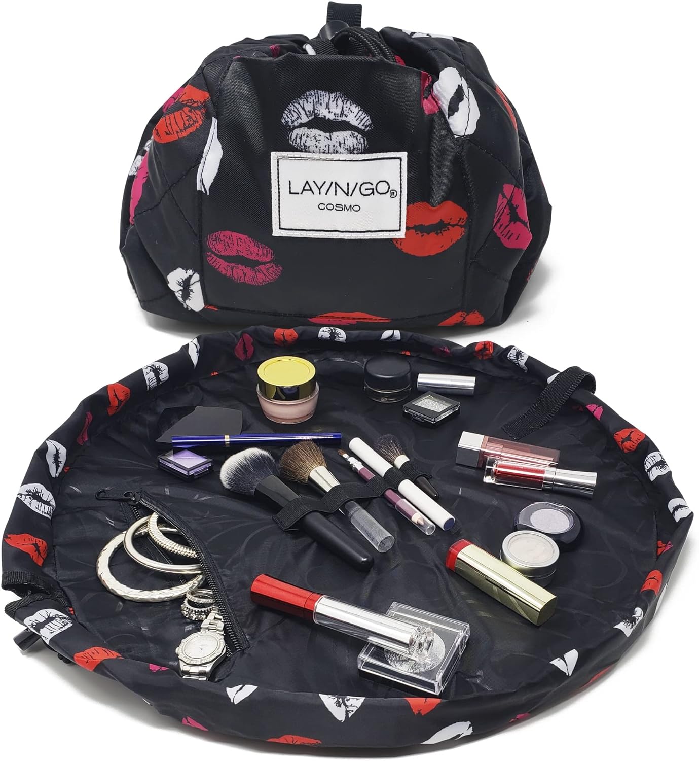 Cosmo Drawstring Cosmetic & Makeup Bag Organizer