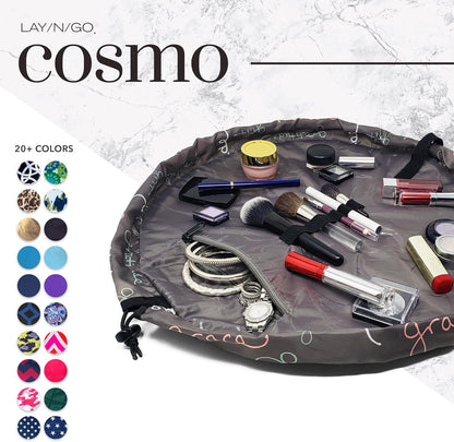 Cosmo Drawstring Cosmetic & Makeup Bag Organizer