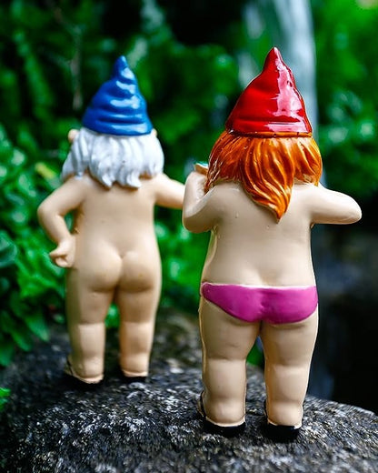 ✨Hot Sale 50% Off-Naughty Garden Gnome Funny Statue