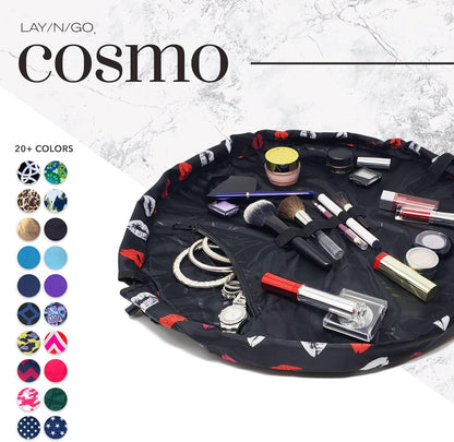 Cosmo Drawstring Cosmetic & Makeup Bag Organizer