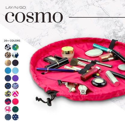 Cosmo Drawstring Cosmetic & Makeup Bag Organizer