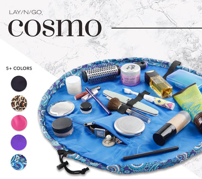 Cosmo Drawstring Cosmetic & Makeup Bag Organizer