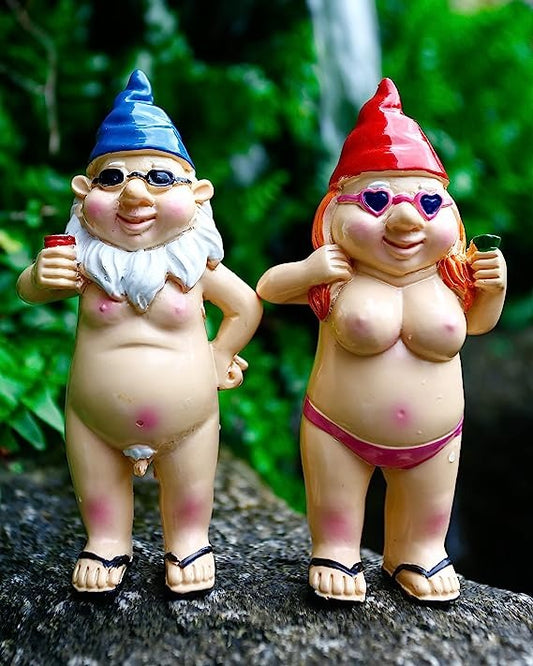 ✨Hot Sale 50% Off-Naughty Garden Gnome Funny Statue