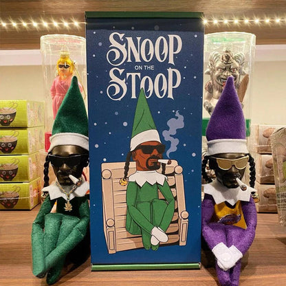 Snoop On Stoop Christmas Elf Doll