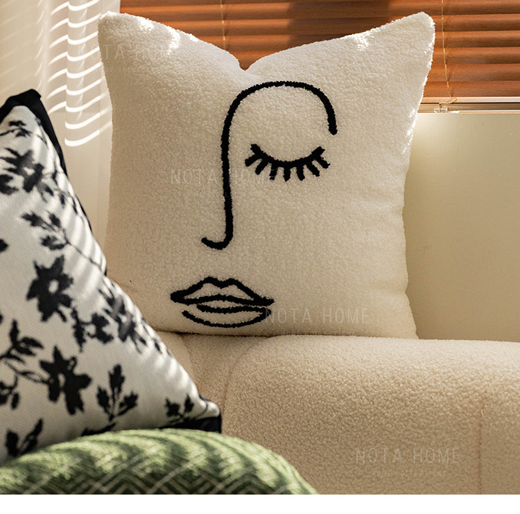 Embroidered Throw Pillow Covers