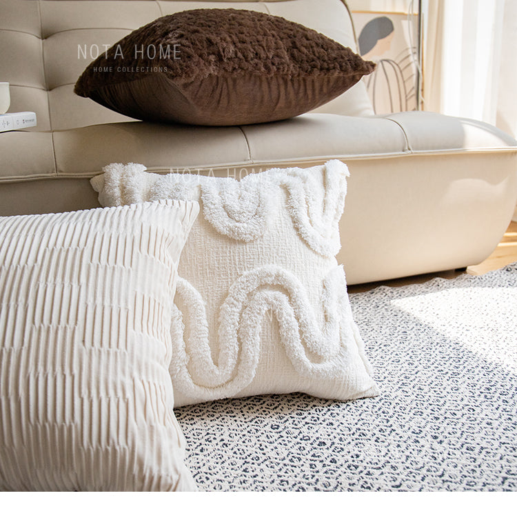 Cream Style Throw Pillow Covers