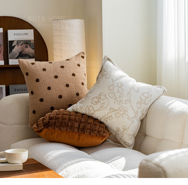 Wabi-sabi Style Plush Throw Pillow Covers