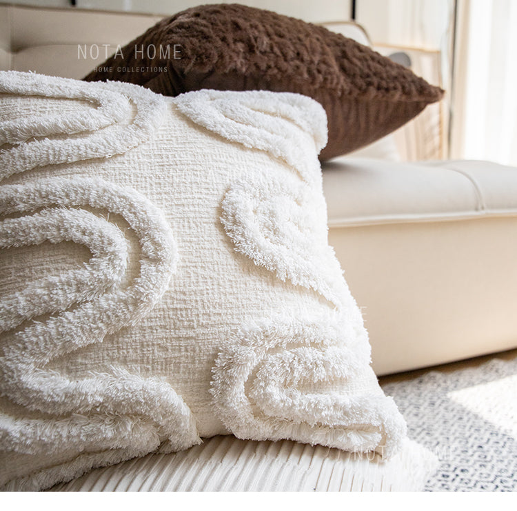 Cream Style Throw Pillow Covers