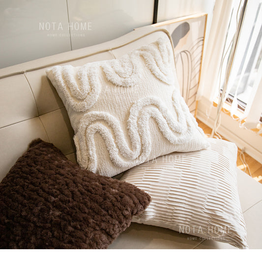 Cream Style Throw Pillow Covers