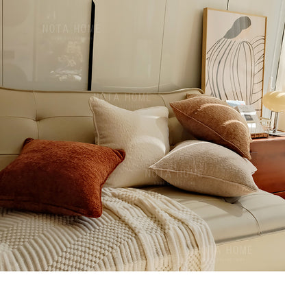 Solid Color Simple Throw Pillow Covers