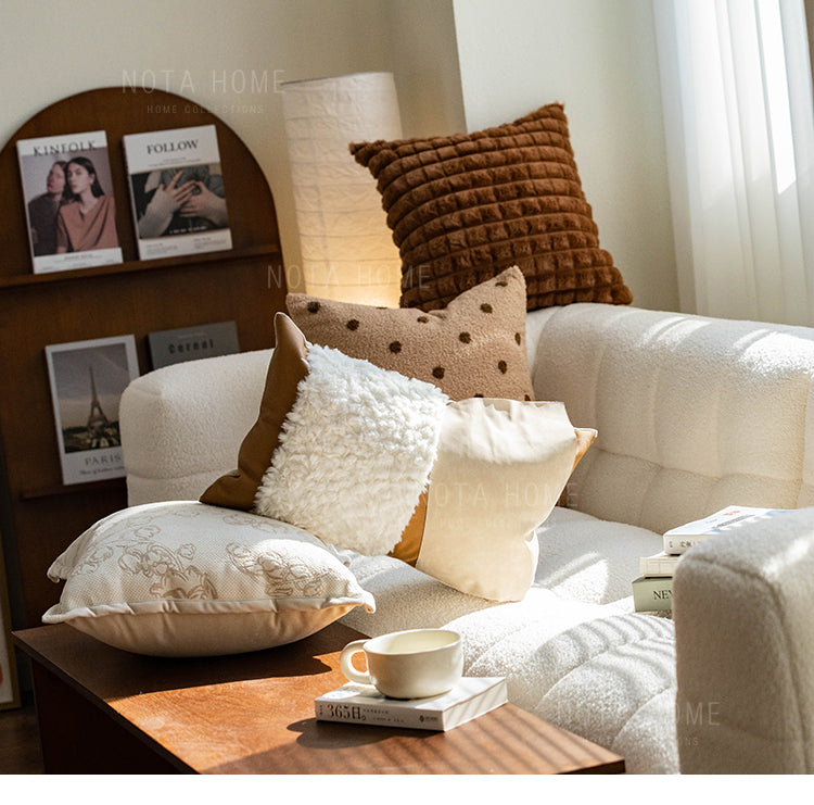 Wabi-sabi Style Plush Throw Pillow Covers