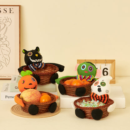 🎃 Handmade Halloween Character Fruit Baskets 🎃