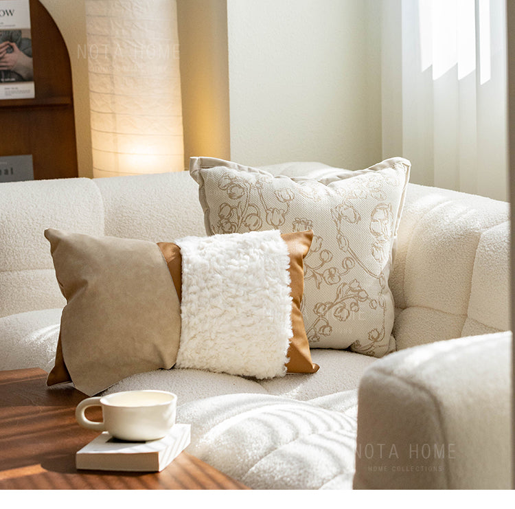 Wabi-sabi Style Plush Throw Pillow Covers