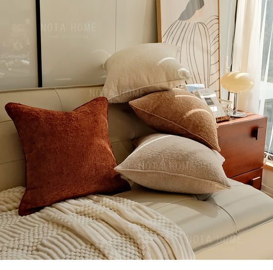 Solid Color Simple Throw Pillow Covers